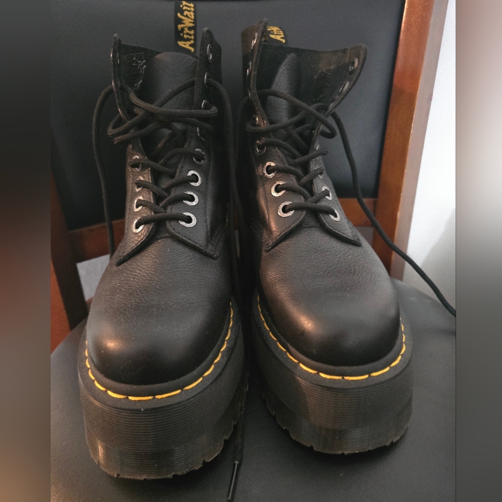 Dr. Martens Black Lace Up Boots